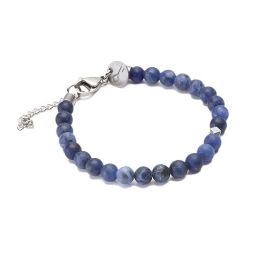 Pulseira Kobe de Pedra Natural Sodalita Azul