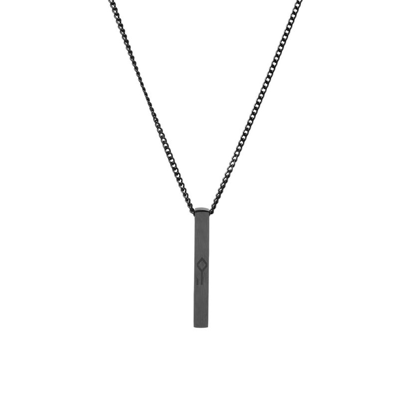 Colar Masculino Lucarelli - Key Design - Preto - Shop2gether