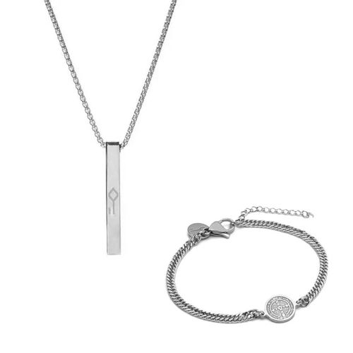 Kit Jerry de Pulseira e Colar