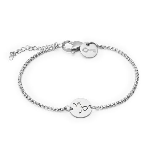 Pulseira Signo Capricórnio de Aço