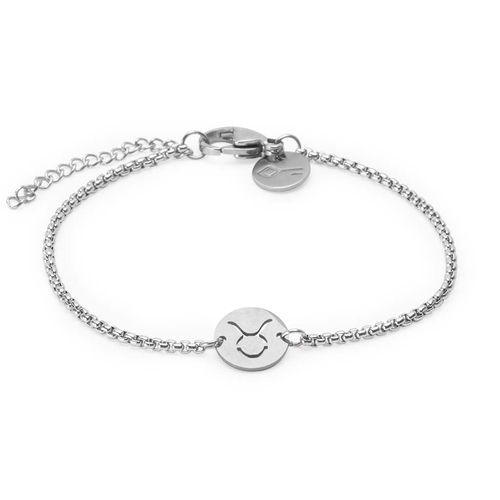 Pulseira Signo Touro de Aço