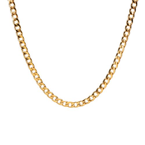 Corrente Grumet de Aço Dourado 7mm