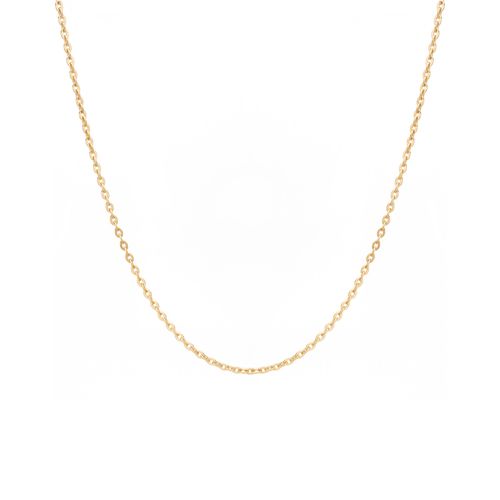Corrente Oval de Aço Dourado 3mm