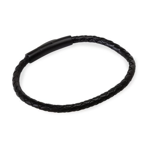Pulseira Filippo de Couro Preto