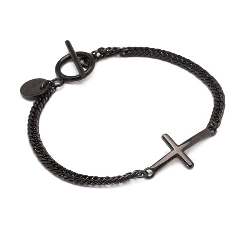 Pulseira Shadow de Aço Preta