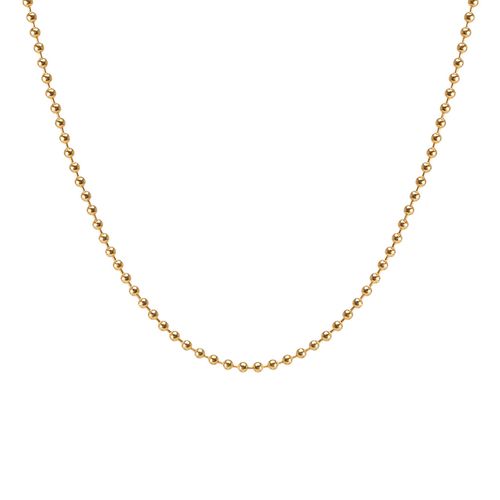 Corrente Bow Chain de Aço Dourado 3mm