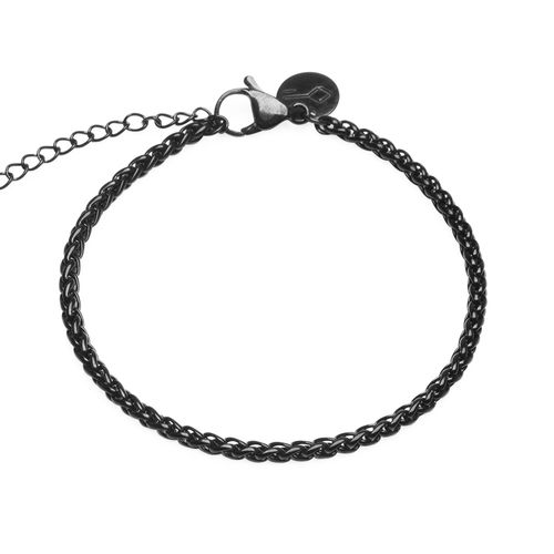 Pulseira Reyes de Aço Preto