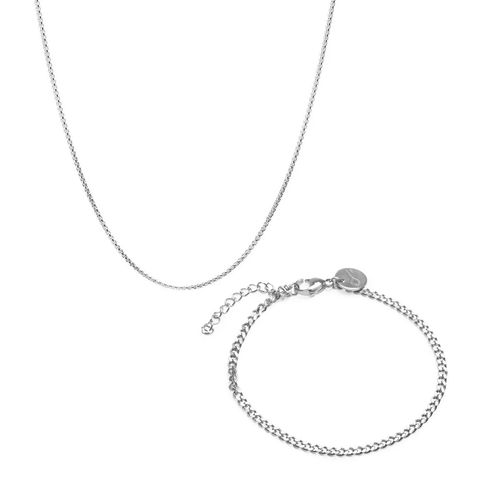 Kit Julio César de Corrente e Pulseira
