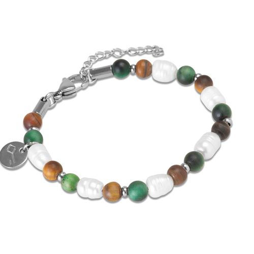 Pulseira Move de Pedra Natural Olho de Tigre Verde