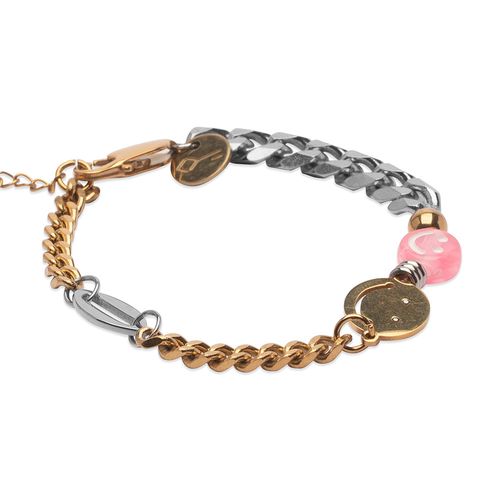 Pulseira 12:12 de Aço Dourado