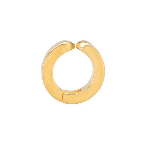 Brinco Press de Aço Dourado