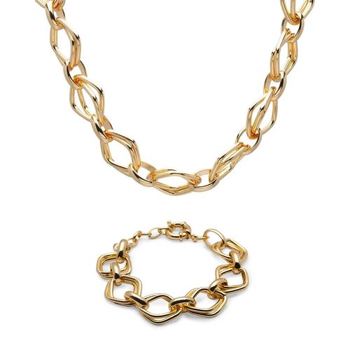 Kit Elos de Corrente e Pulseira Feminina