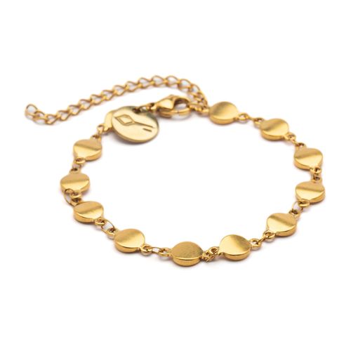 Pulseira Beatriz de Aço Dourado
