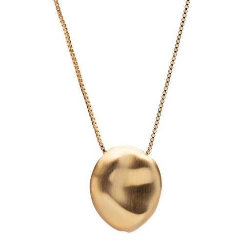 Colar Begônia Acetinado Dourado