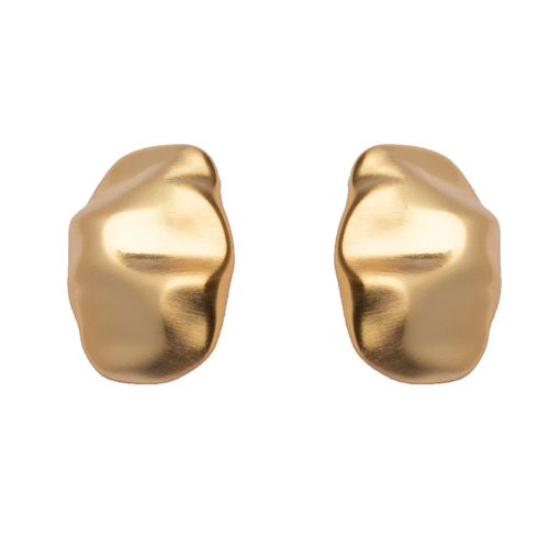 Brinco Verbena Acetinado Dourado