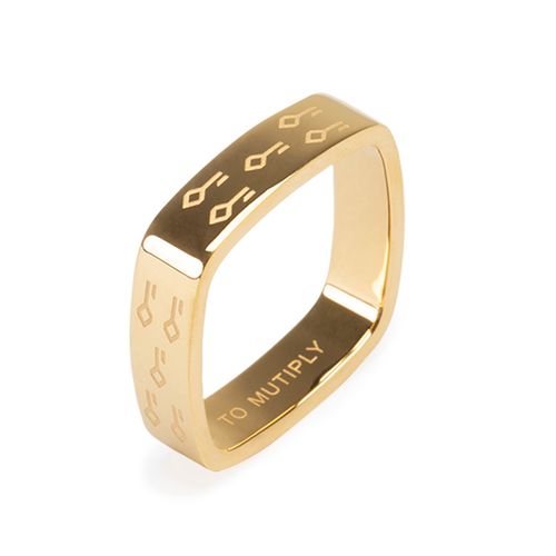 Anel Pied de Aço Dourado