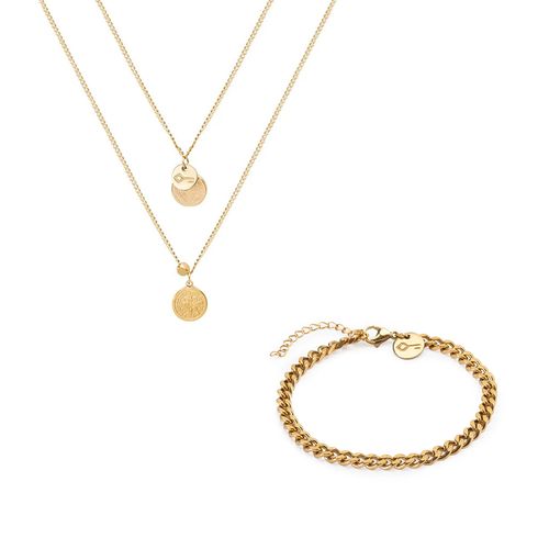 Kit Minimalista de Colar e Pulseira