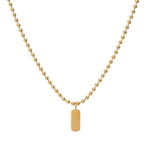 Colar Donen de Aço Dourado