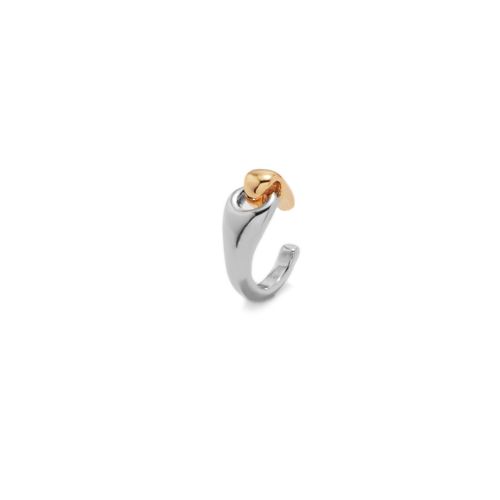 Earcuff Cord Mix com Mix de Banho Prata e Dourado