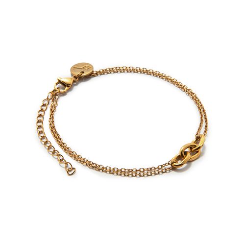 Pulseira Hold de Aço Dourado