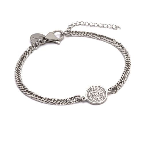 Pulseira Amuleto de Aço