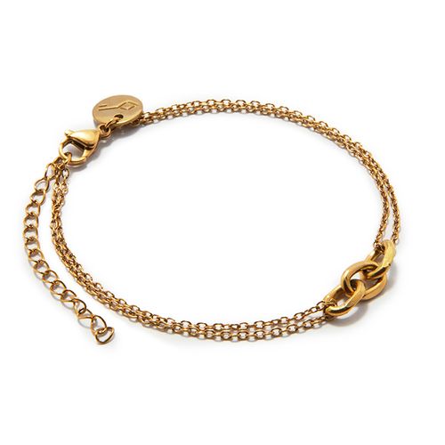 Pulseira Hold de Aço Dourado