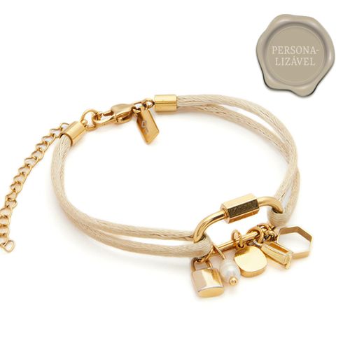 Pulseira Boreal Bege Personalizável