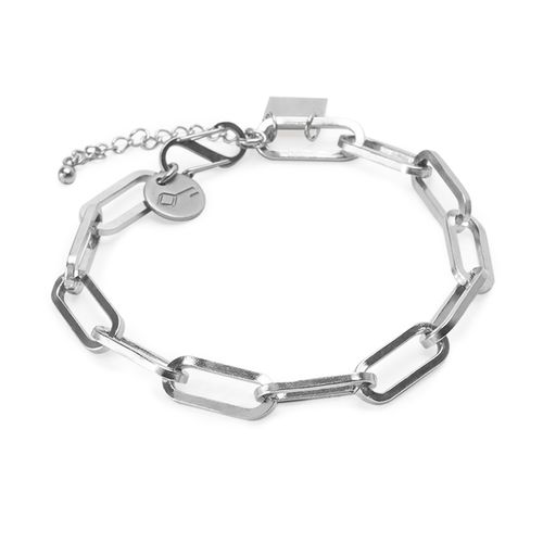 Pulseira Satoshi de Aço Personalizável