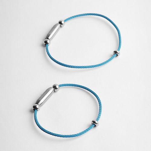 Kit Pai e Filho: Pulseira Strong de Cabo de Aço