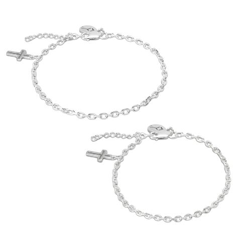 Kit Pai e Filho: Pulseira Davv de Prata 925