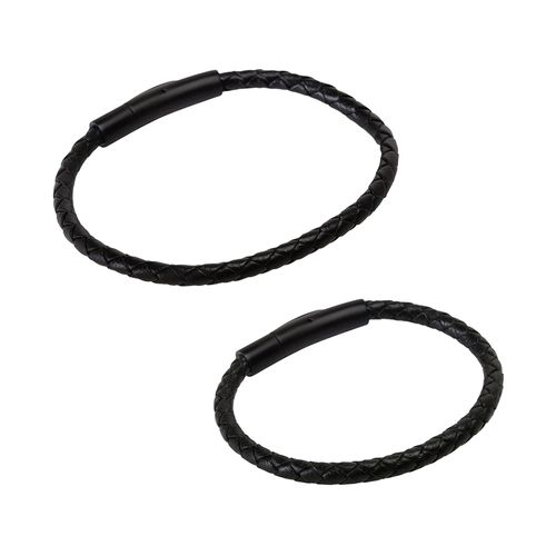 Kit Pai e Filho: Pulseira Filippo de Couro Natural