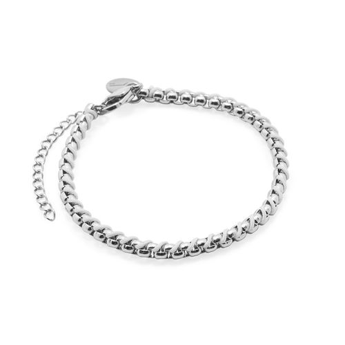 Pulseira Obama Aço Prata