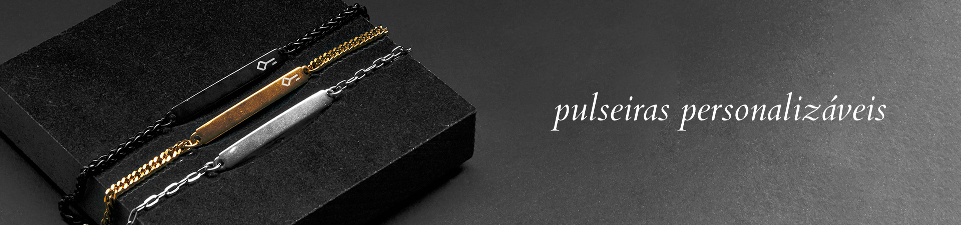 Banner de Pulseiras Personalizávis