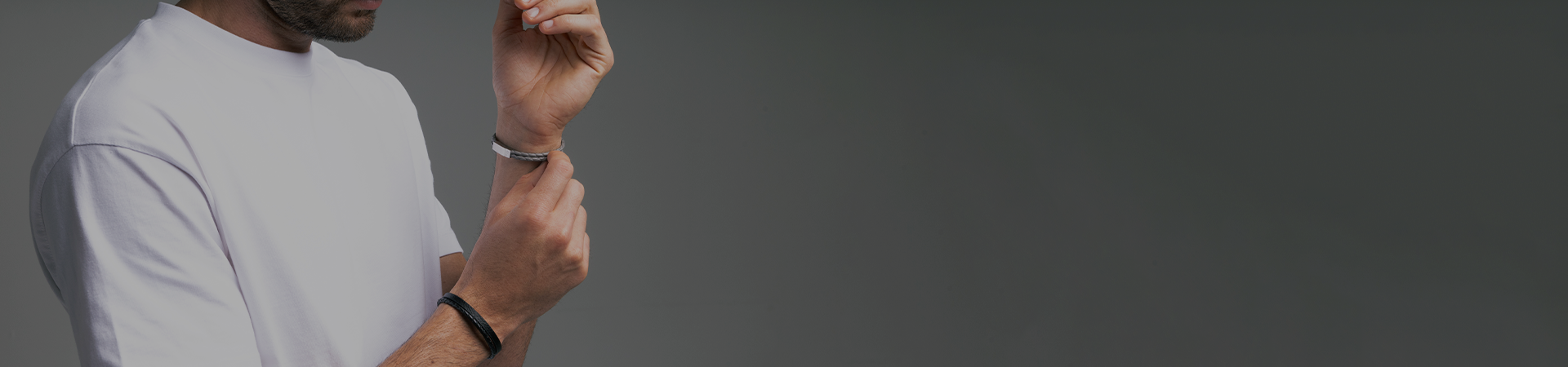 Banner de Pulseiras Masculinas e Correntes